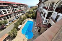 Вид на море и бассейн, новая кухня, 2 спальни, комплекс "Etara 3" ID: 6011 - Фото 17