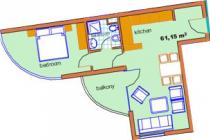 Marina Holiday Club Apartament z 2 sypialniami. ID: 771 - Фото14