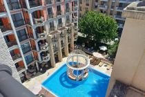 Апартамент в "Хармони Палас" с гледка към басейна и качествени довършителни работи. ID: 5354 - Снимка 13