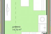 First line! Studio in the modern complex “AMIRA SEA RESIDENCE” ID: 5898 - Photo 2