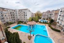 Pool view. Apartment in the “Dawn Park” complex, Sunny Beach resort ID: 6115 - Photo 1