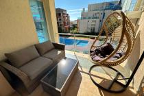 Вид на море и бассейн, 2 спальни, готовая к проживанию квартира ID: 5904 - Фото 15