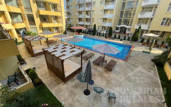 Widok na basen, 2 sypialnie,  kompleks „Sands”, Słoneczny Brzeg ID: 5856 - Фото10