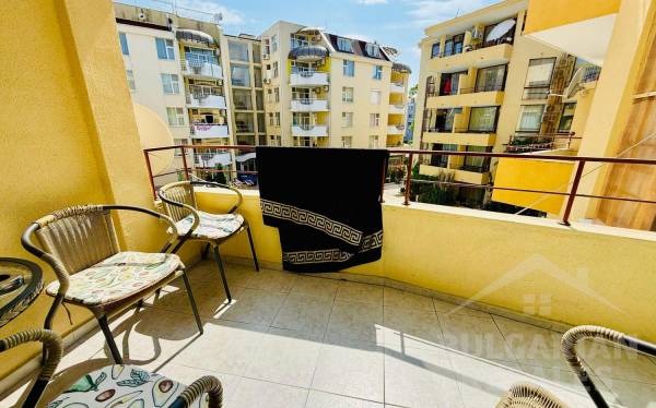 Widok na basen, 2 sypialnie,  kompleks „Sands”, Słoneczny Brzeg ID: 5856 - Фото9