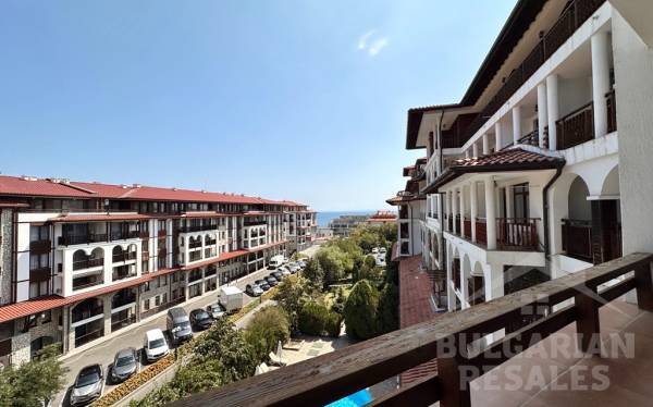 Вид на море и бассейн, новая кухня, 2 спальни, комплекс "Etara 3" ID: 6011 - Фото 14