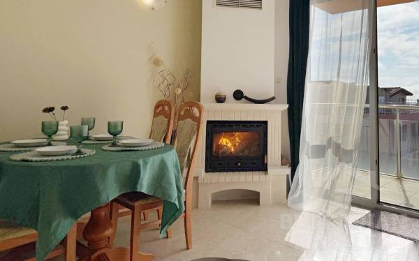 Вид на море! Апартамент с 2 спальнями и камином близко к пляжу, Свети Влас ID: 6082 - Фото 3