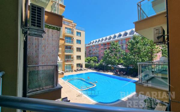 Studio in Sunny Beach, “Amadeus 11” complex, pool view ID: 6461 - Photo 8