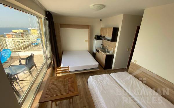 Вид на море и две двуспальные кровати - студия в "Crown Fort Club" ID: 5557 - Фото 2