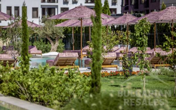 Kawalerka z widokiem na basen w prestiżowym nowym budynku w Słonecznym Brzegu ID: 6213 - Фото12