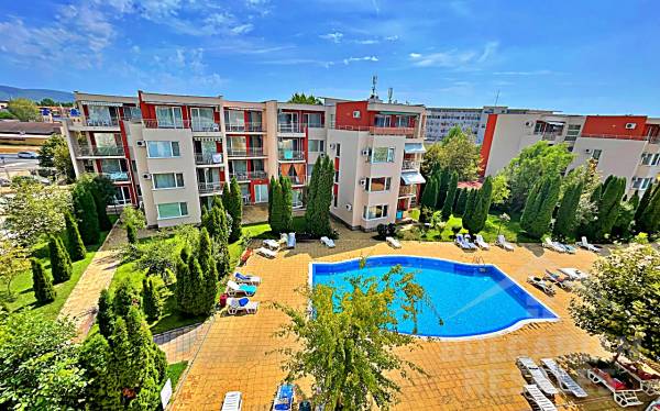 Вид на бассейн! Квартира в популярном комплексе ID: 4601 - Фото 8