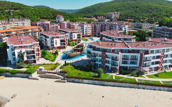 Mieszkanie w kompleksie „Privilege Fort Beach” z widokiem na morze i basen ID: 6392 - Фото15