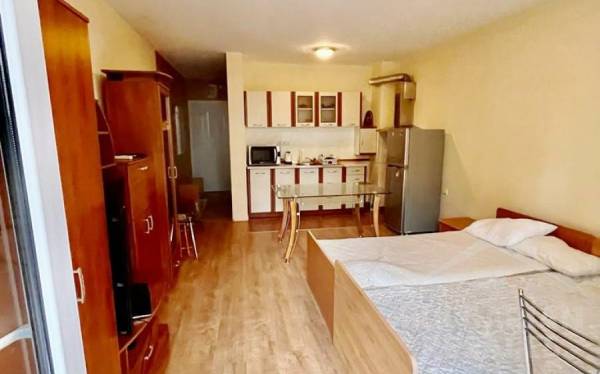 Studio z dużym balkonem w pierwszej linii kompleksu ID: 3842 - Фото5