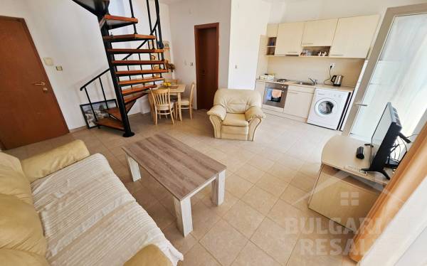 Korzystna inwestycja! Dwupoziomowy apartament z dwiema sypialniami w kurorcie Słoneczny Brzeg ID: 6098 - Фото5