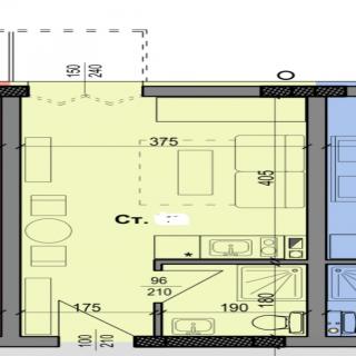 Студия в новом комплексе в Несебре ID: 5828 - Фото 1