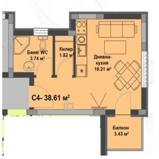 Výhodná kúpa! Byt v komplexe vo výstavbe „La Mer Silver Residence 2“ ID: 5625 - Фото1