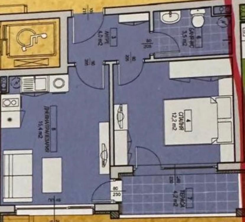 Sea view, one-bedroom apartment in the Elitonia Gardens 1 complex, Ravda ID: 5851 - Photo 1