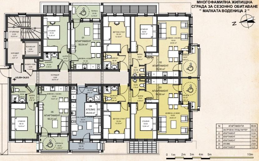 New residential complex "Malka Vodenitza 2" in Sveti Vlas near the yacht club   ID: 4605 - Photo 1