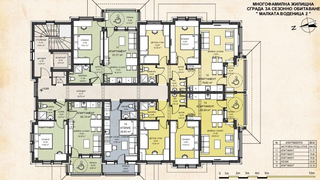 New residential complex "Malka Vodenitza 2" in Sveti Vlas near the yacht club   ID: 4605 - Photo 2