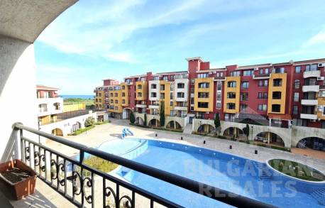 Cenovo výhodný štúdio s výhľadom na bazén, komplex v prvej línii „Marina Cape“ - Фото2