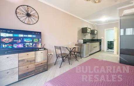 Студио с качествен ремонт в елитния комплекс „Valencia Gardens“, Несебър - Снимка 5