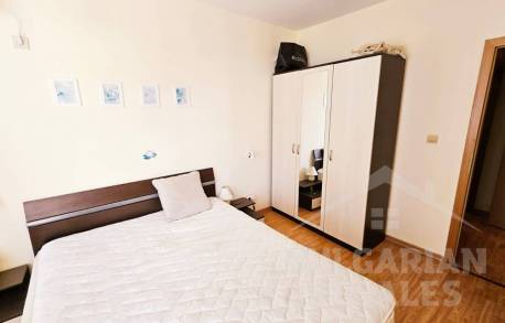 Výhľad na more a bazén, 2 spálne, komplex „Garden of Eden“, Sveti Vlas - Фото15