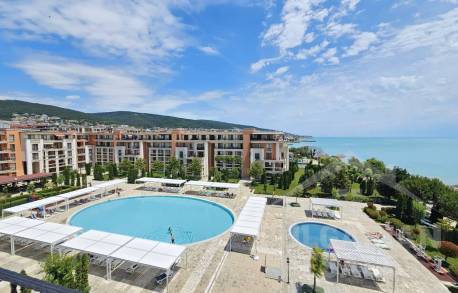 Изглед към морето, първа линия, 3 спални, комплекс „Prestige Fort Beach“ - Снимка 3