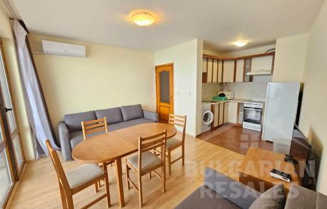 Frontalny widok na morze! Apartament w „Messambria Fort Beach” - Фото3