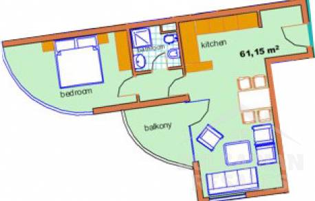 Marina Holiday Club Apartament z 2 sypialniami. - Фото14