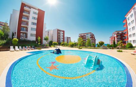 Двухкомнатная квартира с боковым видом на море на первой линии в Святом Власе - Фото20