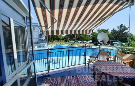 Апартамент с видом на бассейн и море в Blue Bay Palace - Фото1