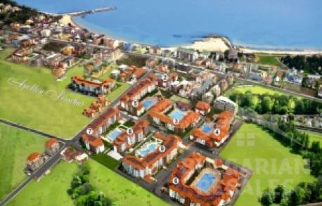 Готов за нанасяне апартамент в комплекс на 100 метра от плажа - Снимка 1