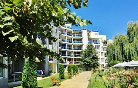 Výhľad na more, moderná rekonštrukcia, 2 spálne, komplex „Oasis“, Ravda - Фото29