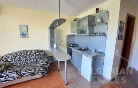 Студия с красивым видом на бассейн и территорию - Фото3