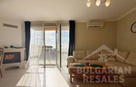 Вид на море! Апартамент с 2 спальнями и камином близко к пляжу, Свети Влас - Фото 4