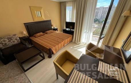 Studio z widokiem na basen w 5-gwiazdkowym kompleksie blisko plaży - Фото8