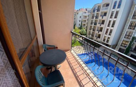 Студио с изглед към плувния басейн в Каскадас - Снимка 1