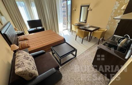 Studio z widokiem na basen w 5-gwiazdkowym kompleksie blisko plaży - Фото9