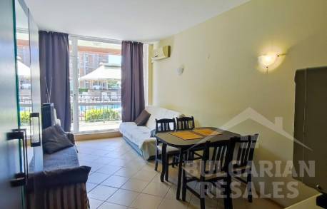 Быстрая сделка! Студия в большой террасой и видом на бассейн - Фото5