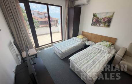Štúdio s výhľadom na more a praktickým dispozičným riešením v Aheloji - Фото3