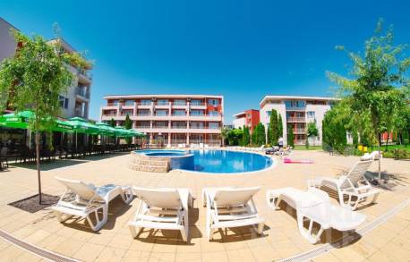 Výhľad na bazén, 2 izby, komplex s rozsiahlym areálom „Nessebar Fort Club“ - Фото14