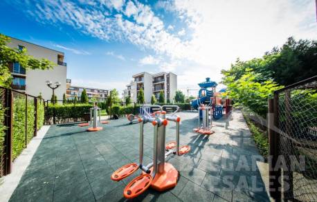 Výhľad na bazén, 2 izby, komplex s rozsiahlym areálom „Nessebar Fort Club“ - Фото15