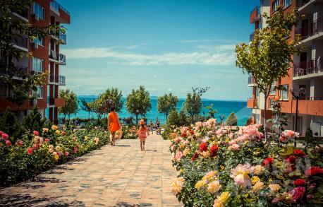 Widok na morze i góry! 2 sypialnie, kompleks „Panorama Fort Beach” - Фото17