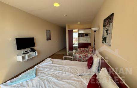 Pierwsza linia brzegowa, widok na morze, studio w kompleksie „Premier Fort Beach”, Sveti Vlas - Фото5