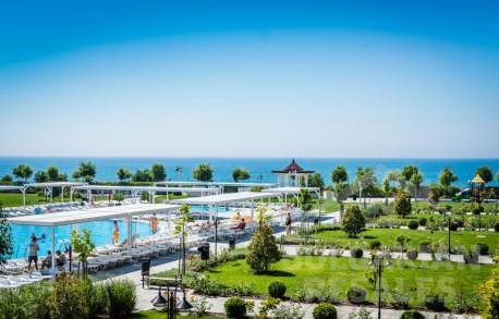 Pierwsza linia brzegowa, widok na morze, studio w kompleksie „Premier Fort Beach”, Sveti Vlas - Фото16