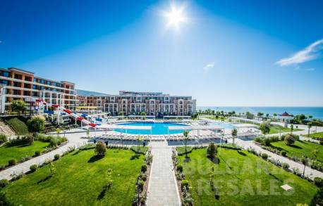 Pierwsza linia brzegowa, widok na morze, studio w kompleksie „Premier Fort Beach”, Sveti Vlas - Фото12