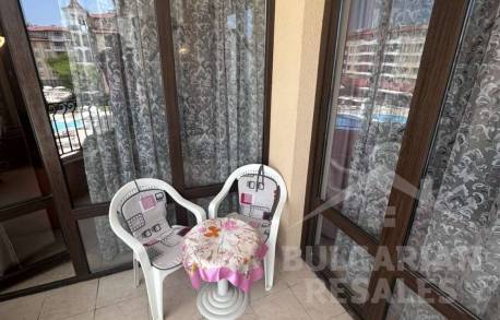 Gotowe do zamieszkania mieszkanie z widokiem na basen, kompleks „Royal Sun” - Фото5
