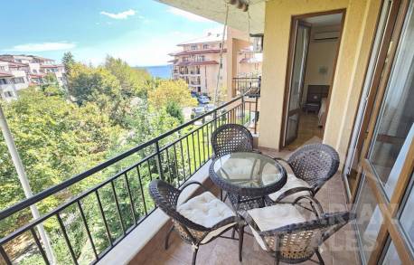 Apartament w kompleksie „Sky Dreams” z widokiem na morze i basen - Фото13