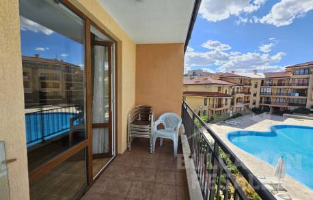 Apartament w kompleksie „Sky Dreams” z widokiem na morze i basen - Фото21