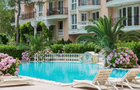 Apartmán s 1 spálňou a parkovacím miestom, luxusný komplex „Venera Palace“ - Фото17