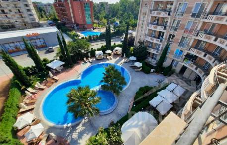 Красиво меблированная студия в комплексе Афродита Палас - Фото14